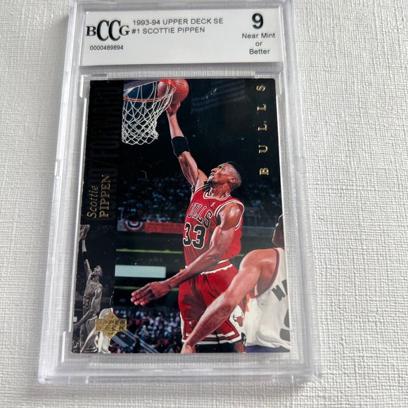1993-94 Upper Deck Special Edition Scottie Pippen #1 BCCG 9 Near Mint + - Picture 1 of 2